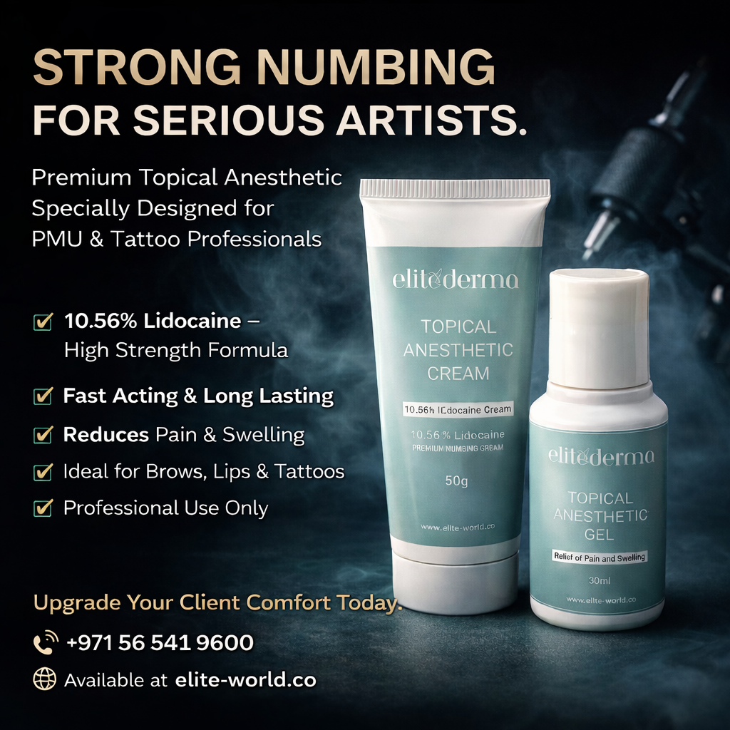 ELITEDERMA Topical Anesthetic Gel + Cream