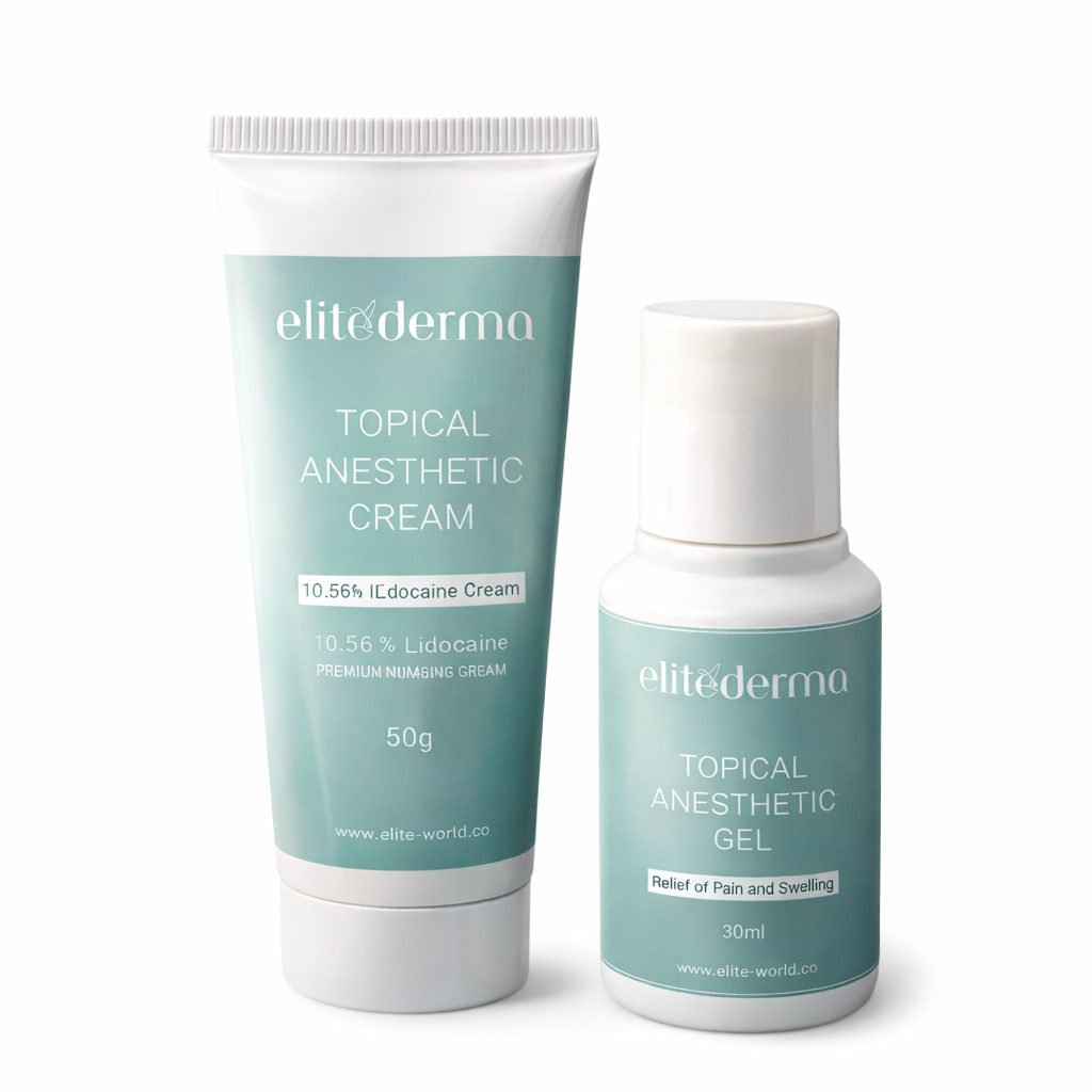 ELITEDERMA Topical Anesthetic Gel + Cream
